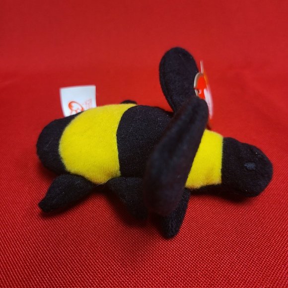 Bumble The Bee 1999 Ty Teenie Beanie Babies Mini Plush Stuffed Toy - Picture 3 of 11